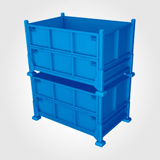 折疊堆碼金屬周轉箱 折疊堆碼金屬周轉箱