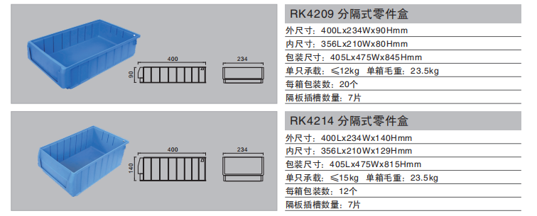 分隔式零件盒 分隔式零件盒